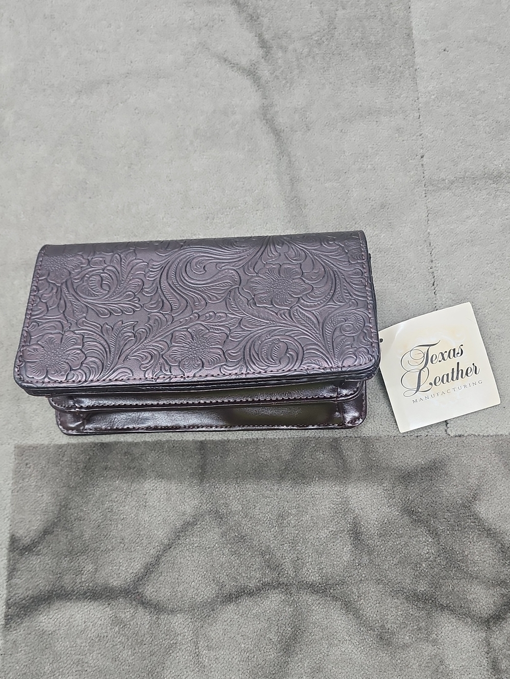 Texas Leather Manufacturing Wallet NWT